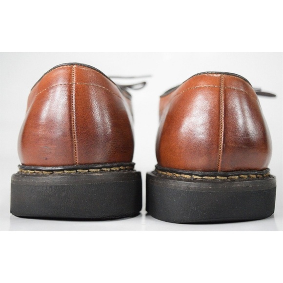 Allen Edmonds Mapleton Men's Brown Leather Loafers - Picture 3 of 8